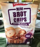 Mini brot chips knoblauch