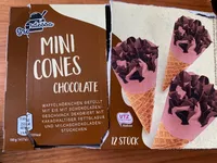 Mini cones chocolate