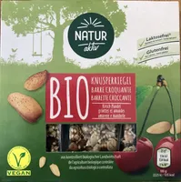 Barre croquante griottes et amandes