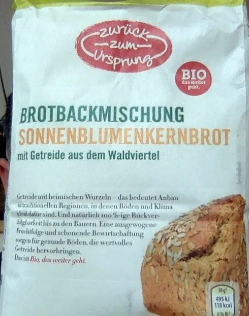Brotbackmischung Sonnenblumenkernbrot
