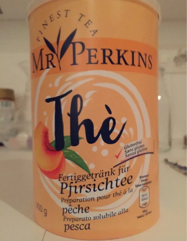 Thé froid pêche