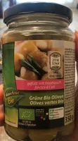 Olives vertes bio farcies à l'ail
