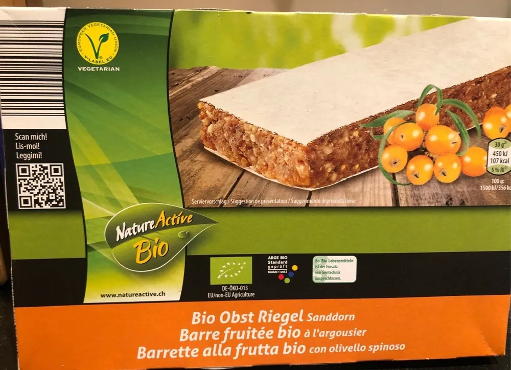 Bio Obst Riegel