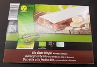 Barre fruitée bio aux amandes et à la banane