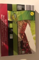 Barre fruitée bio aux canneberges et à la cerise