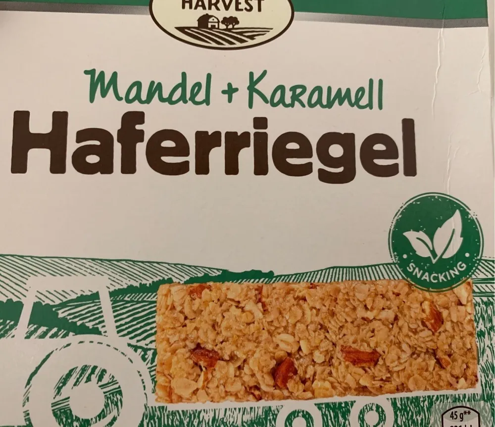 Barre avoine amande caramel