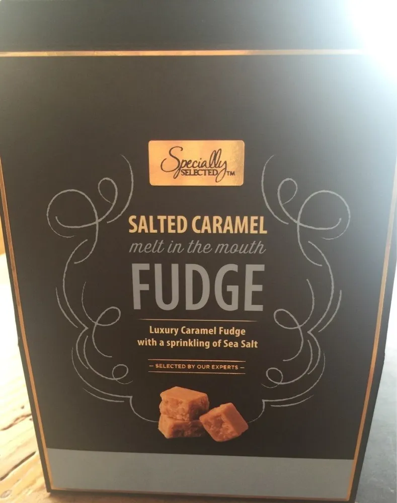 Salted caramel fudge