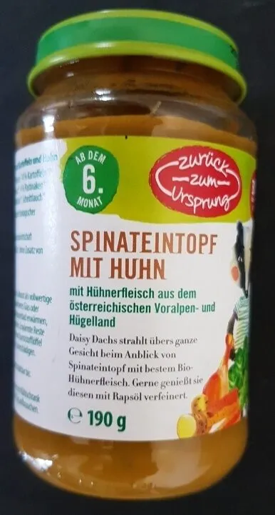 Spinateintopf mit Huhn