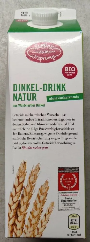 Dinkel-Drink Natur