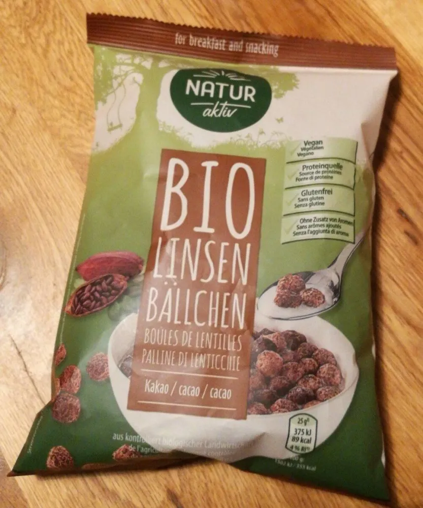 Bio boules de lentilles, cacao