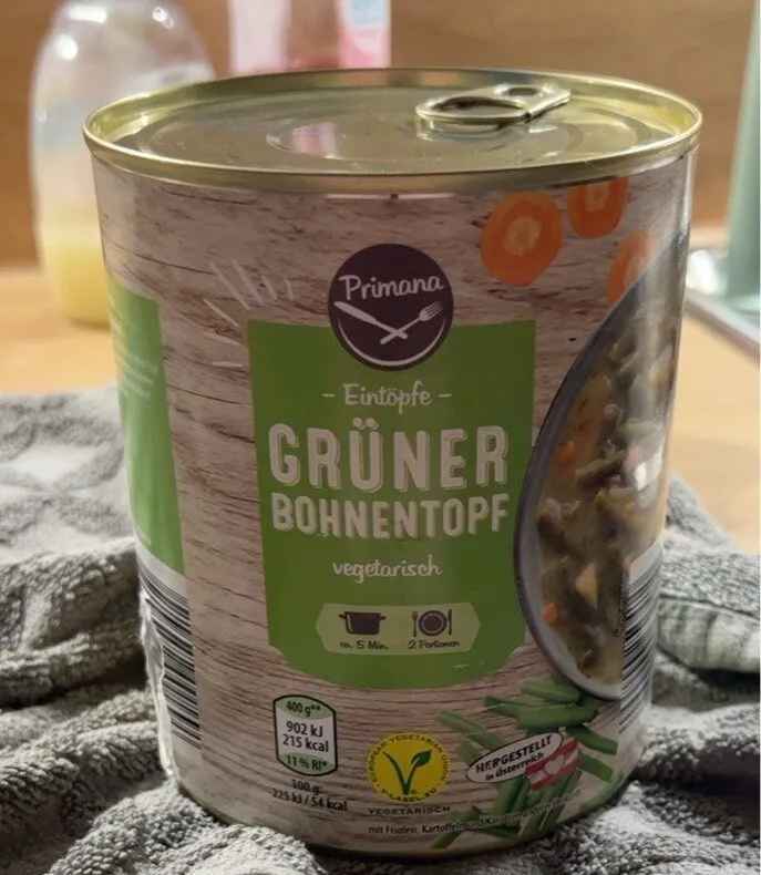 Grüner Bohnentopf