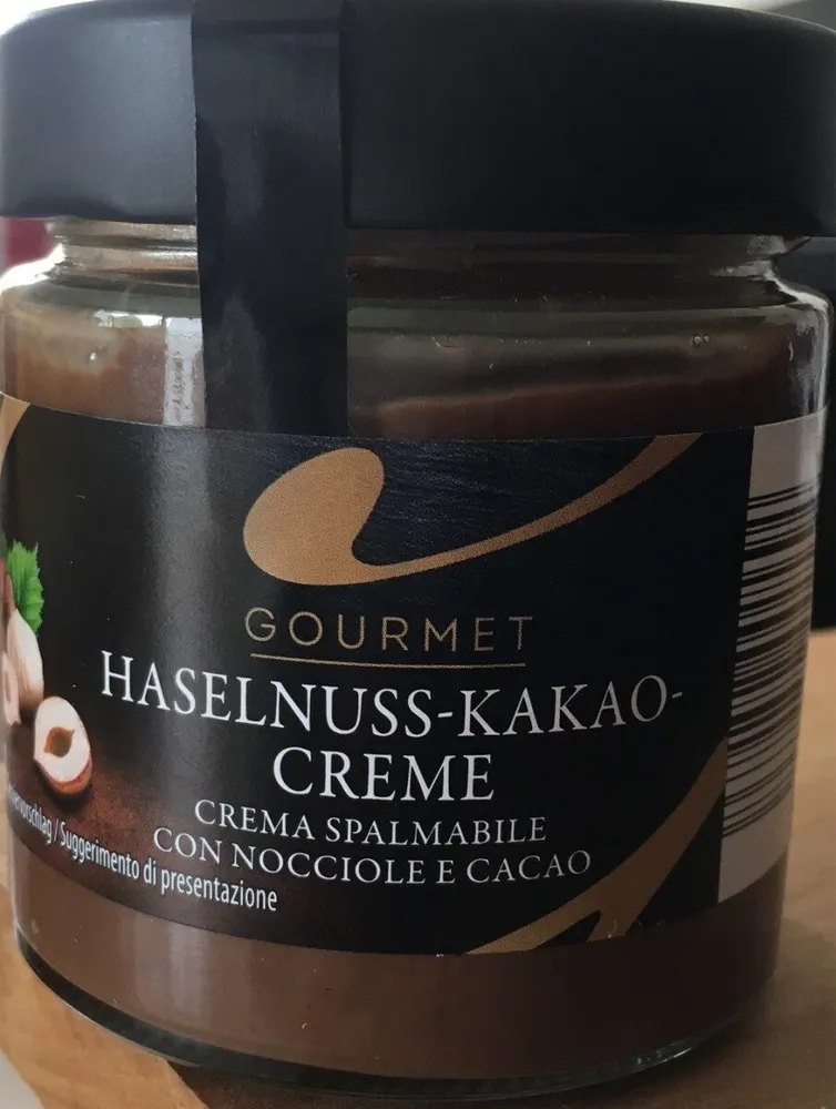 Crème noisette et cacao