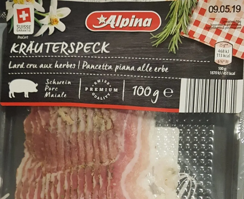 Kräuterspeck