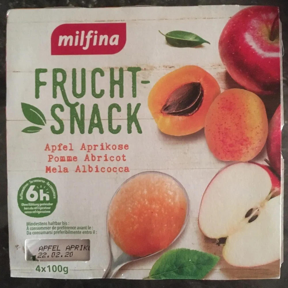 Frucht-Snack pomme abricot