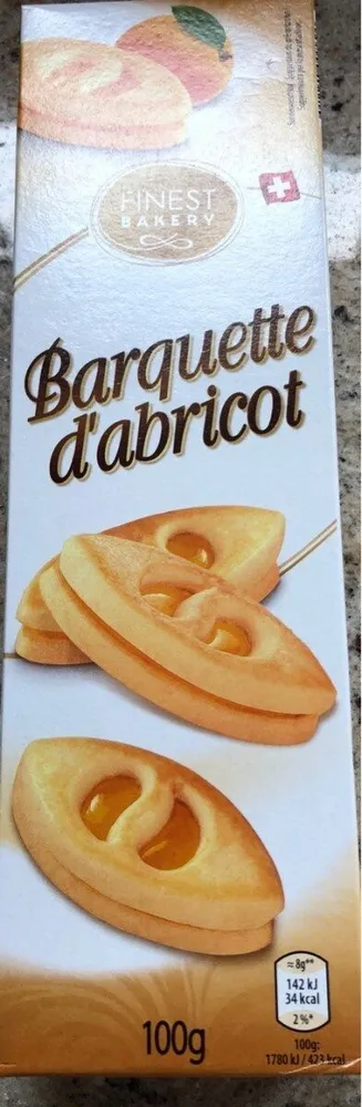 Barquette d'abricot