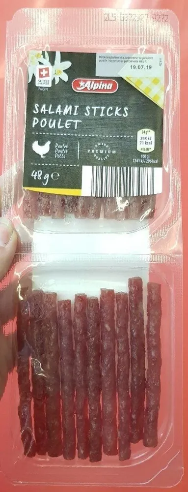 Salami sticks poulet
