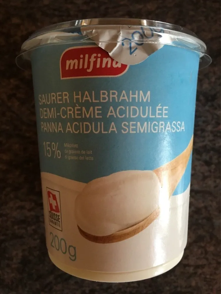 Demi-crème acidulée