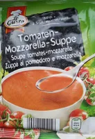 Soupe tomates-mozzarella