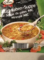 Soupe de pâtes ABC