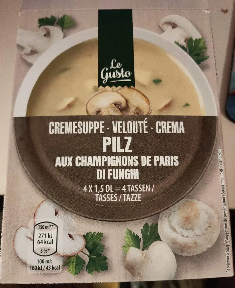 Cremesuppe Pilz