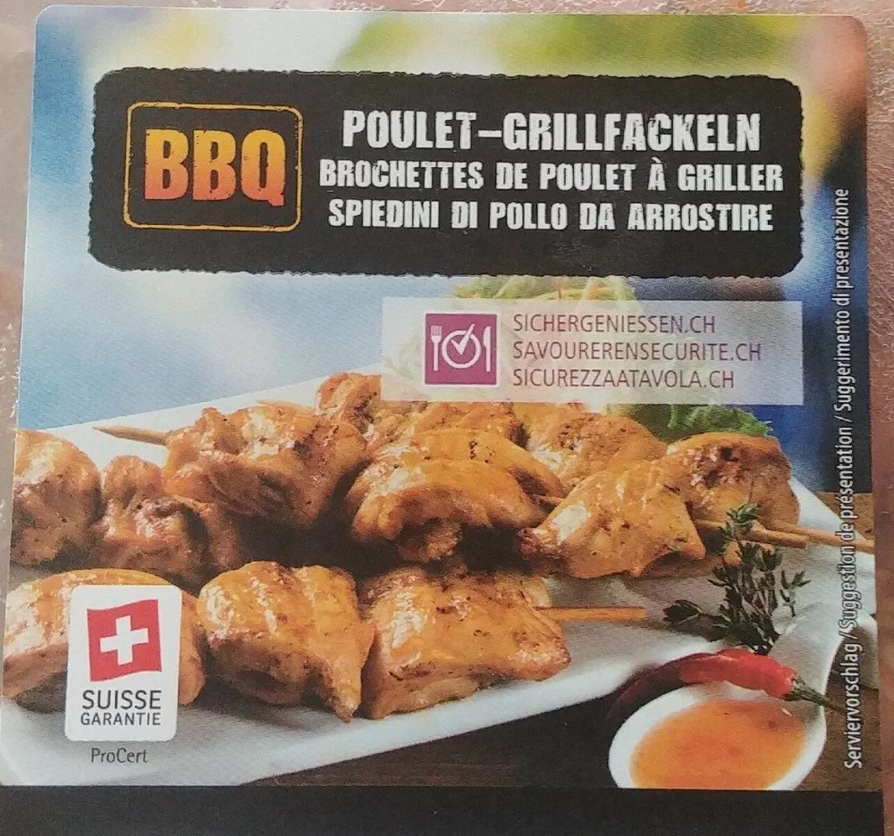 Brochettes de poulet a griller