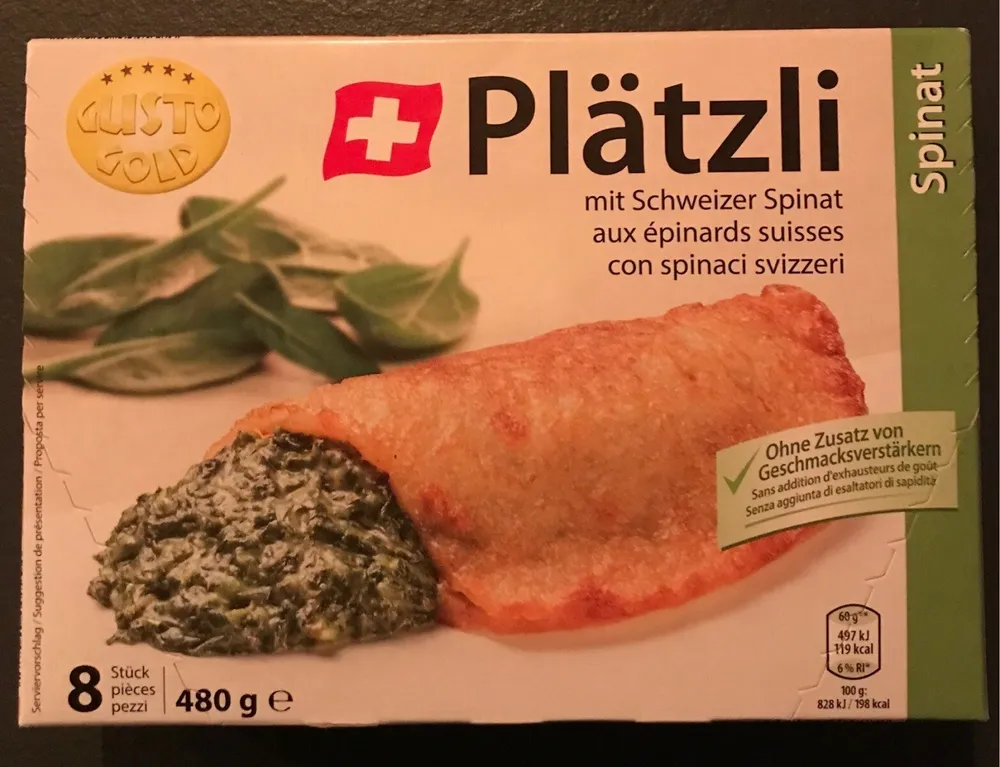 Plätzli aux épinards suisses
