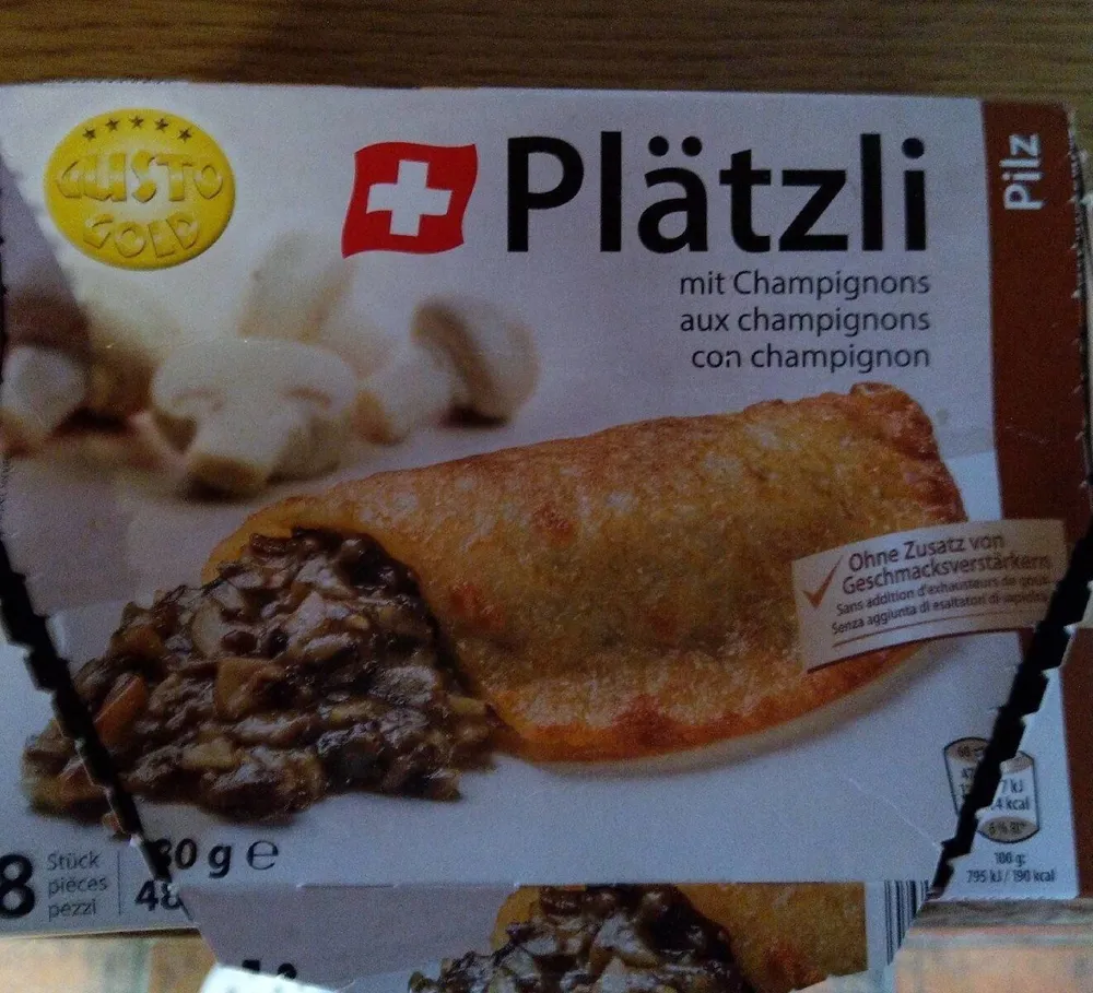 Plätzli au champignons
