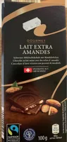 Chocolat lait extra amandes