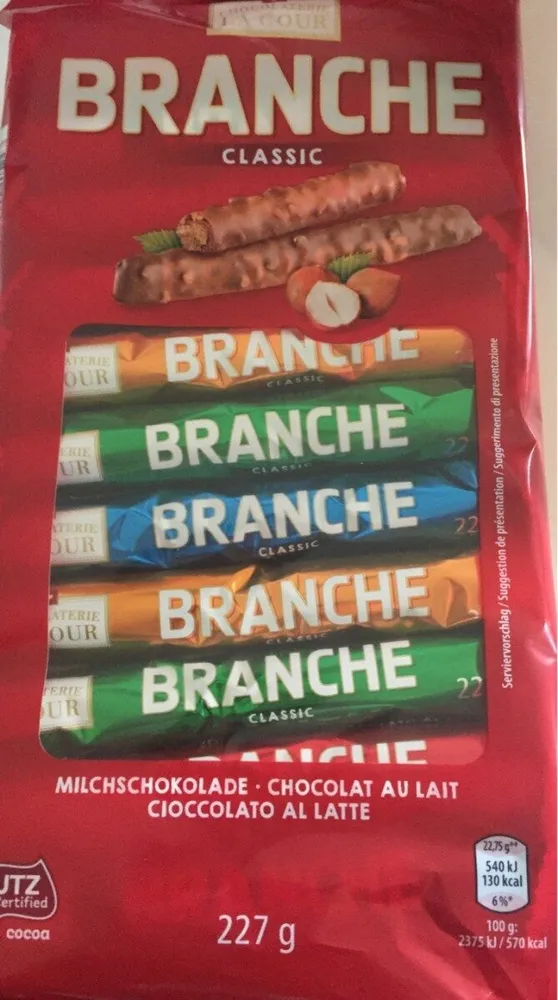 Branche au chocolat