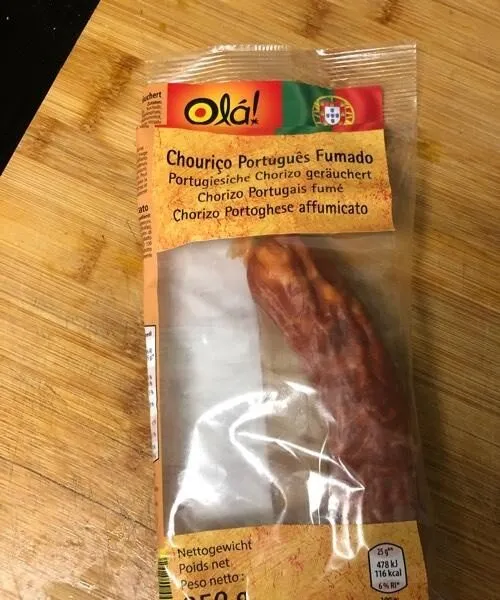 Chorizo portugais fumé