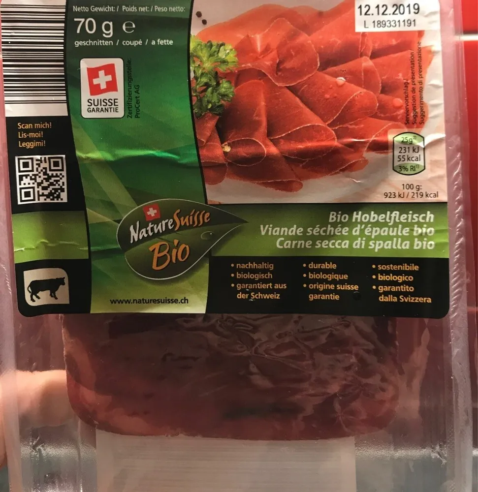 Bio Hobelfleisch