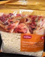 Käsekuchenmischung zu uhr