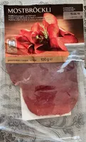 Viande de boeuf crue séchée