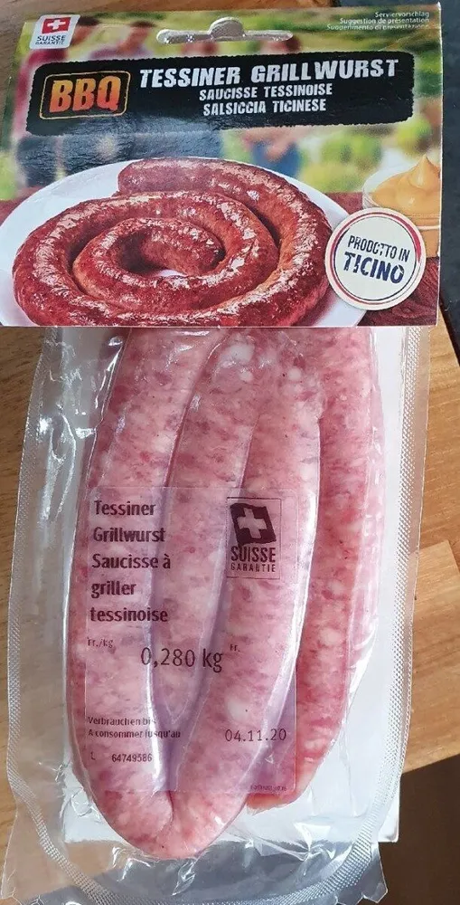 Saucisse à griller tessinoise