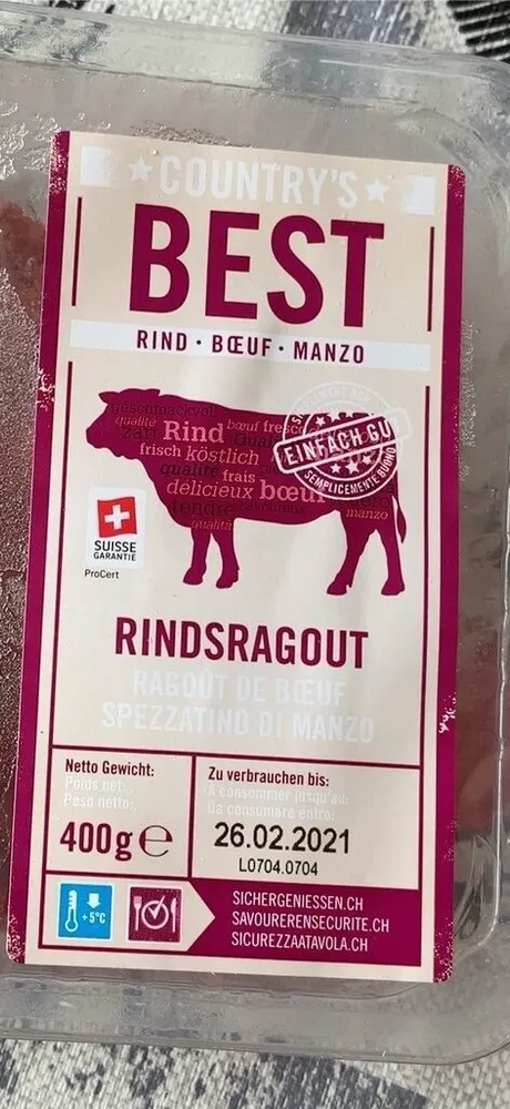 Rindsragout