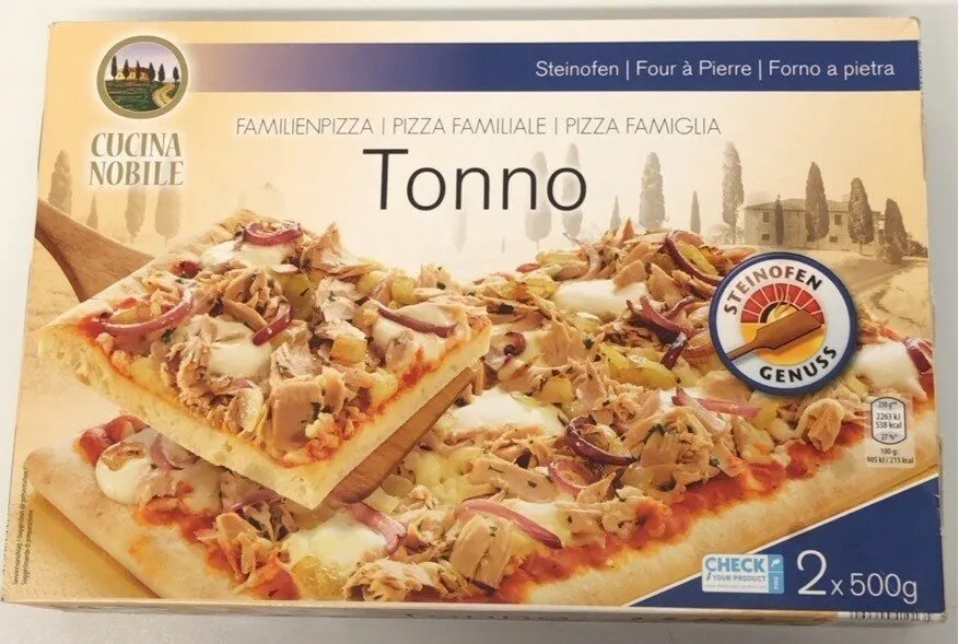 Pizza familiale tonno