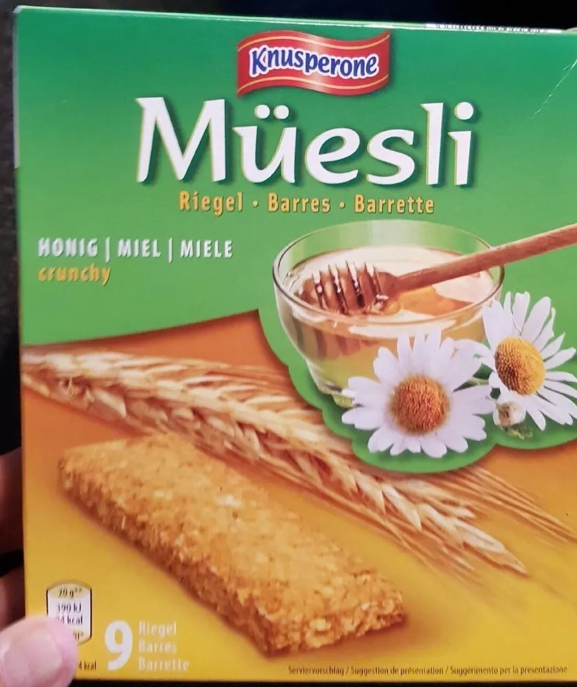 Müesli barre miel