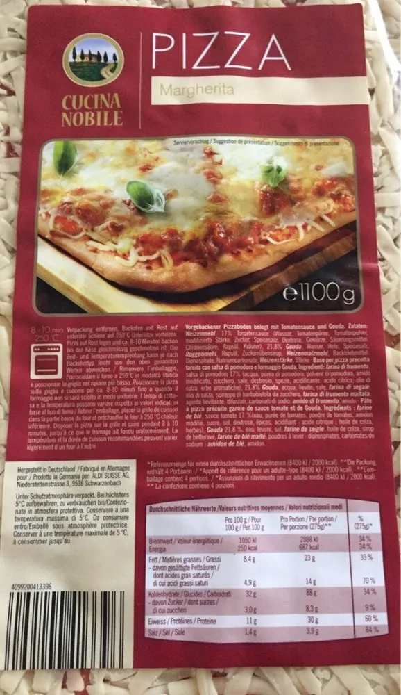 Pizza Margherita