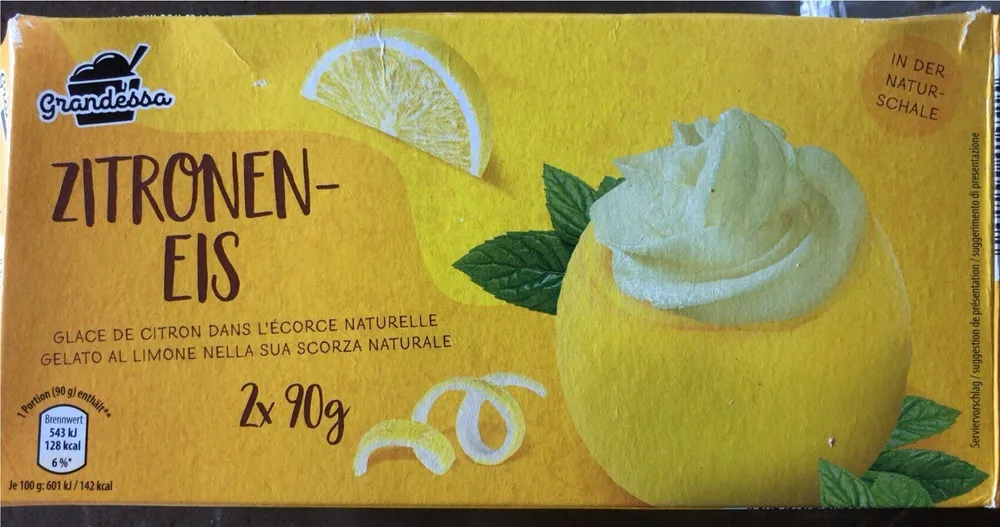 Zitronen-Eis
