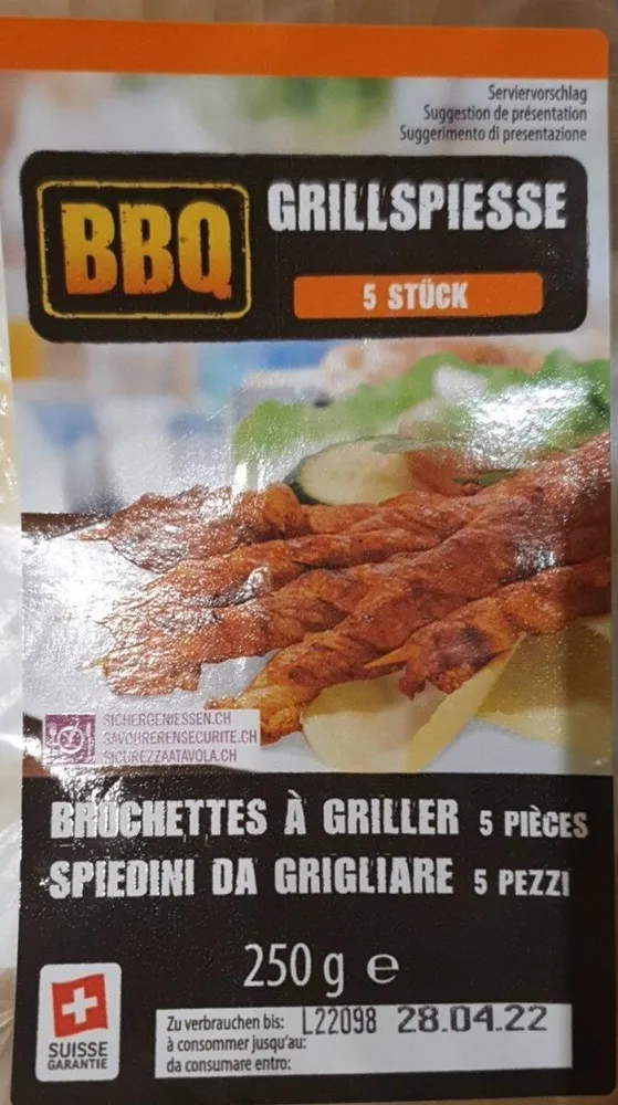 Brochettes à griller