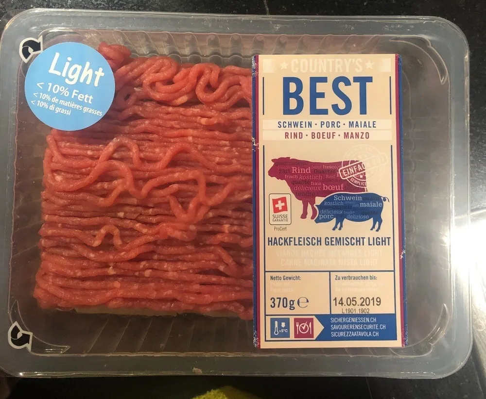 Country's best porc boeuf viande hachée