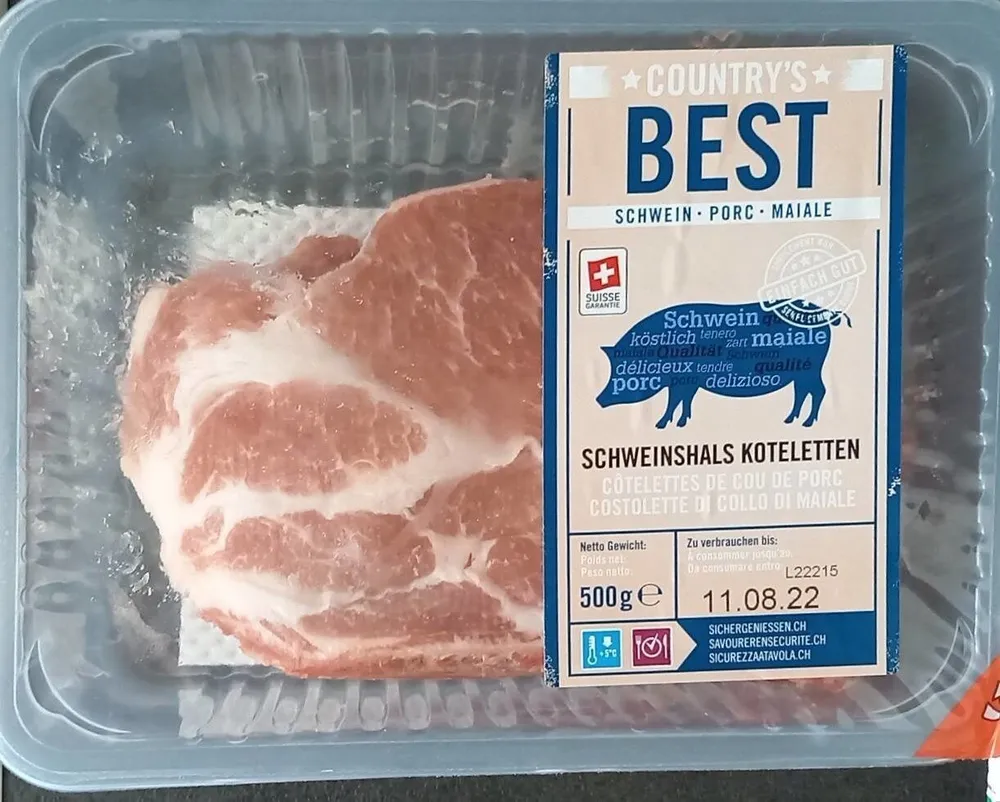 Cotelettes de cou de porc