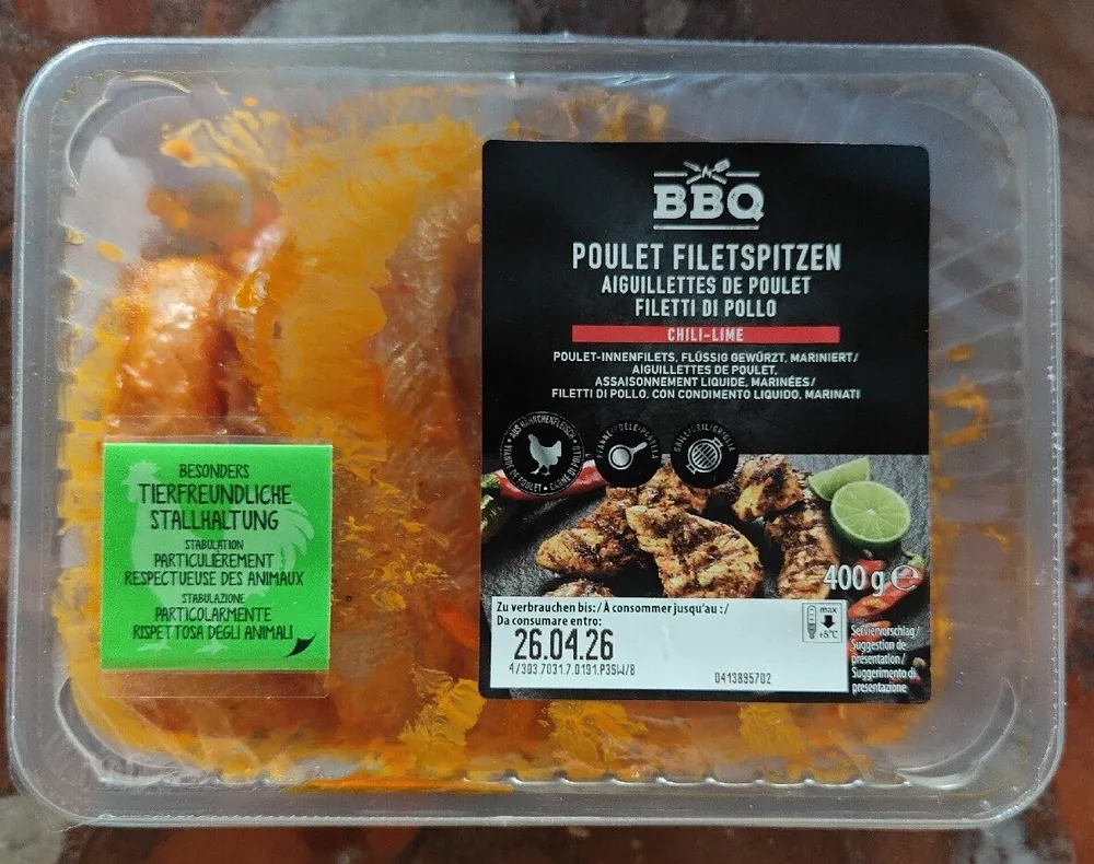 Filets de poulet Chili-Lime