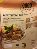 Emincé de veau à la zurichoise