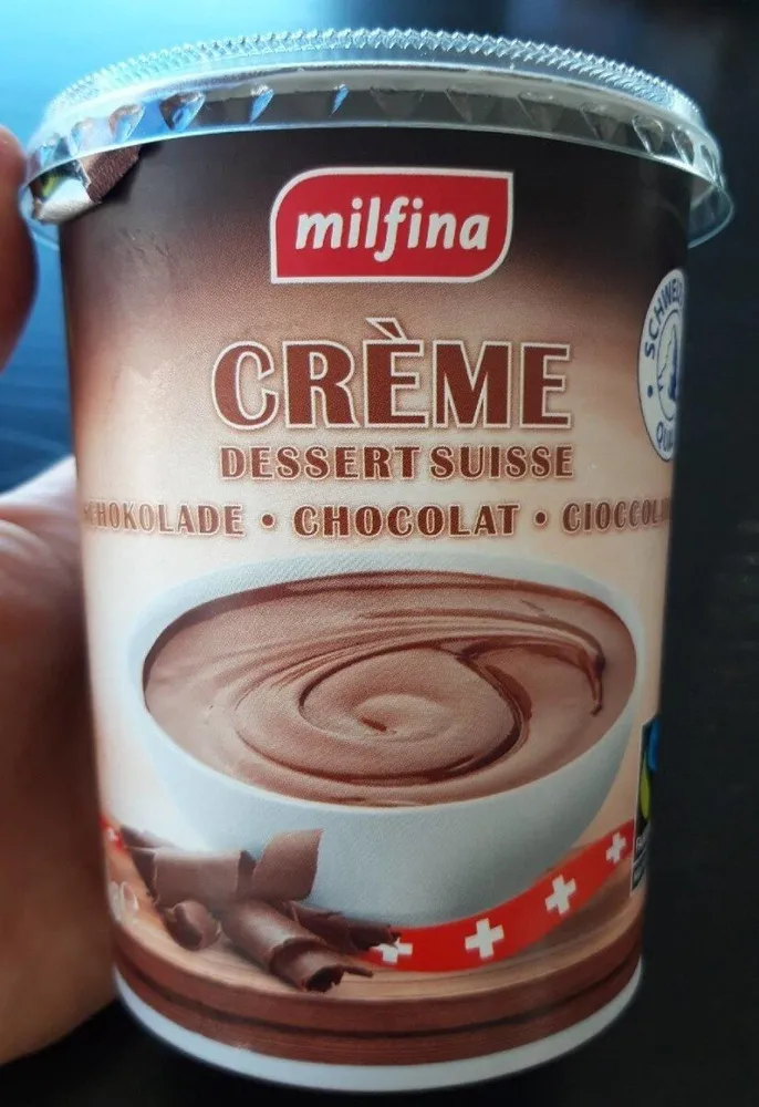 Crème Dessert Suisse Chocolat