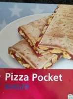 Pizza pocket burger