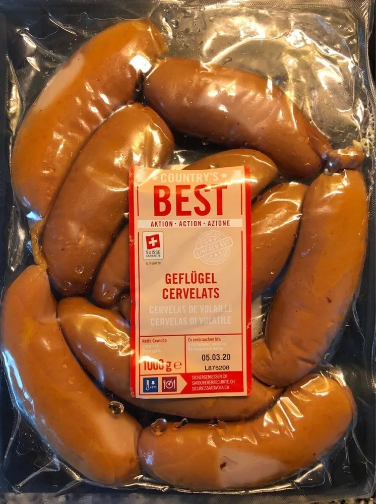 Geflügel Cervelats
