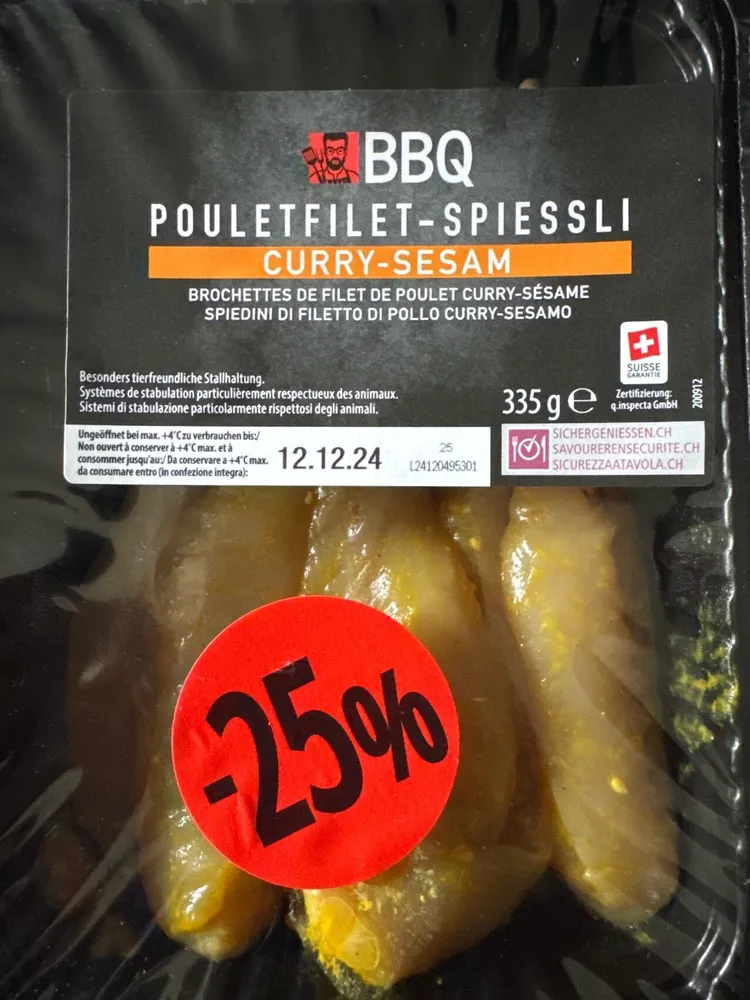 Brochettes poulet