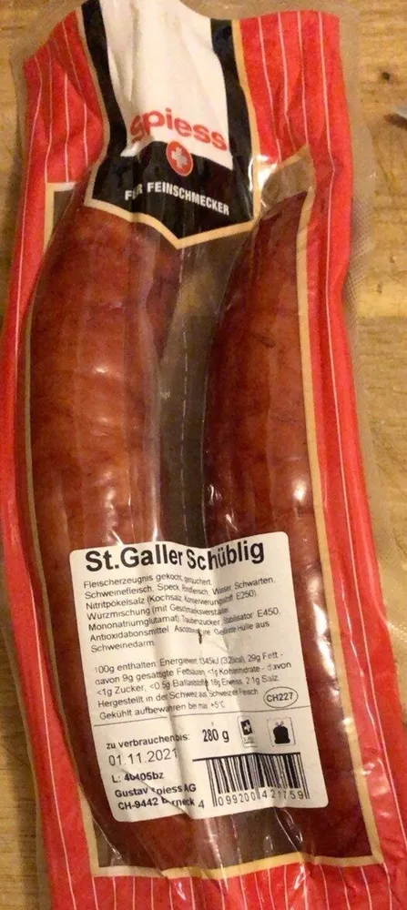 St. Galler Schüblig