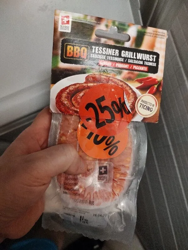 Tessiner Grillwurst Scharf